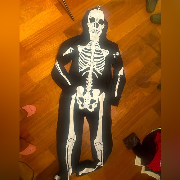 Tipsy Elves skeleton romper - comfy easy costume! EUC - Picture 1 of 3